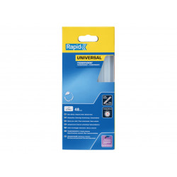 Rapid 5001411 Universal Glue Sticks, Transparent 12 x 190mm (Pack 48)