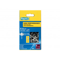 Rapid 5001437 High Performance Rivets 4.8 x 14mm (Box 300)