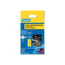 Rapid 5001438 High Performance Rivets 4.8 x 16mm (Box 300)