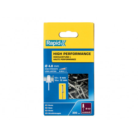 Rapid 5001438 High Performance Rivets 4.8 x 16mm (Box 300)