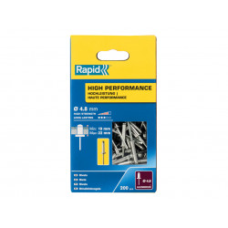 Rapid 5001440 High Performance Rivets 4.8 x 25mm (Box 200)