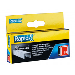 Rapid 11858825 53/10B 10mm Galvanised Staples (Box 2500)
