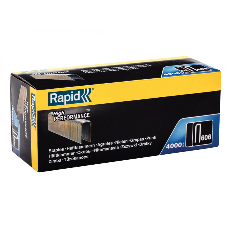 Rapid 466301040 606/30B4 30mm Staples (Narrow Box 4000) Rapid 466301040 606/30B4 30mm Staples (Narrow Box 4000)