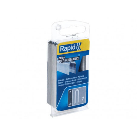 Rapid 40109523 7/12mm Cable Staples (Narrow Box 960)