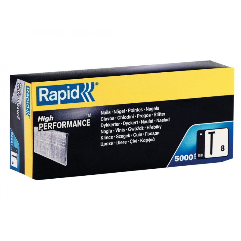 Rapid 40014273 No.8 Brad Nails 18Ga 30mm (Box 5000) Rapid 40014273 No.8 Brad Nails 18Ga 30mm (Box 5000)
