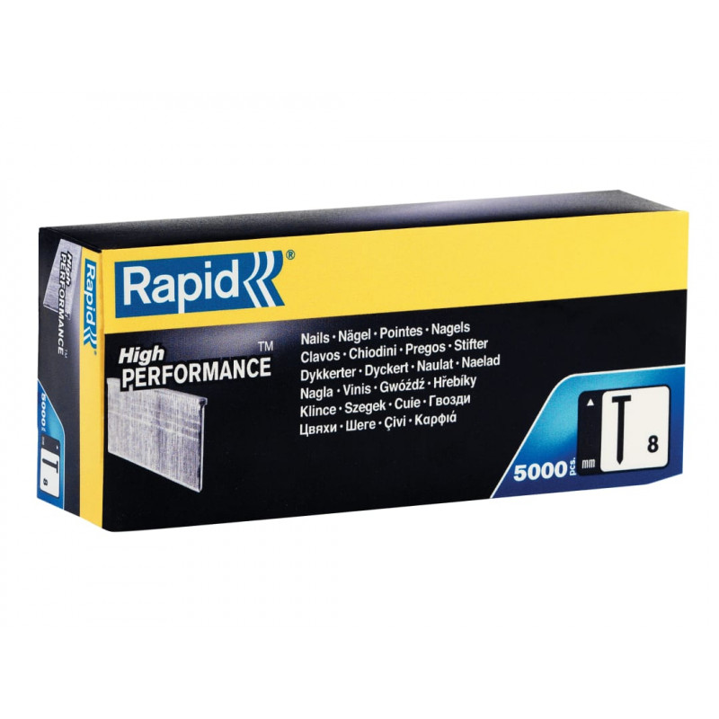 Rapid 40100535 No.8 Brad Nails 18Ga 40mm (Box 5000) Rapid 40100535 No.8 Brad Nails 18Ga 40mm (Box 5000)
