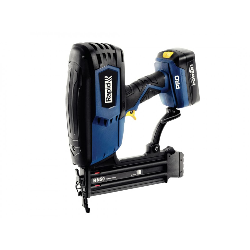 Rapid 5001121 PRO BN50 Cordless Brad Nailer 18 Gauge 18V 2 x 2.0Ah Li-ion Rapid 5001121 PRO BN50 Cordless Brad Nailer 18 Gauge 18V 2 x 2.0Ah Li-ion