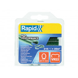 Rapid 40108801 VR22 Fence Hog Rings Pack 215 Galvanised