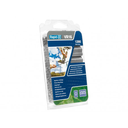 Rapid 40108811 VR22 Fence Hog Rings Pack 1600 Green Boxed