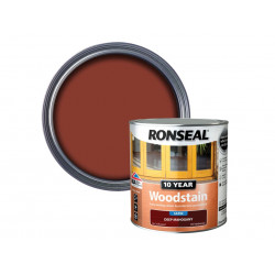 Ronseal 38686 10 Year Woodstain Deep Mahogany 2.5 litre