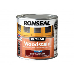 Ronseal 38649 10 Year Woodstain Deep Mahogany 250ml