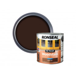 Ronseal 38680 10 Year Woodstain Dark Oak 750ml
