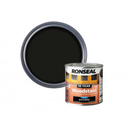 Ronseal 38673 10 Year Woodstain Ebony 250ml