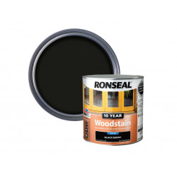 Ronseal 38684 10 Year Woodstain Ebony 750ml