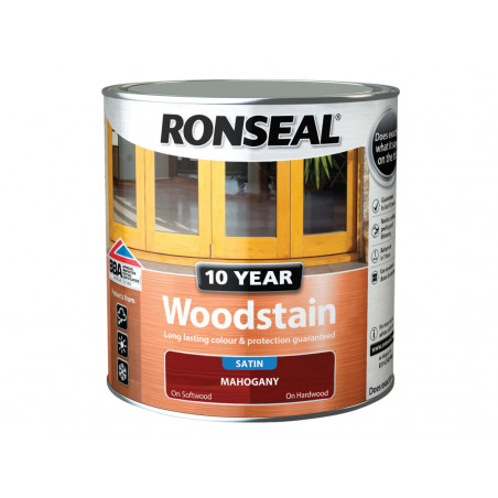 Ronseal 38685 10 Year Woodstain Mahogany 2.5 litre