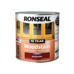 Ronseal 38674 10 Year Woodstain Mahogany 750ml