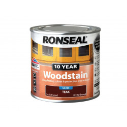 Ronseal 38670 10 Year Woodstain Teak 250ml
