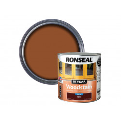 Ronseal 38692 10 Year Woodstain Teak 2.5 litre