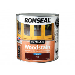 Ronseal 38692 10 Year Woodstain Teak 2.5 litre