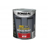 Ronseal 38776 10 Year Weatherproof Wood Paint Royal Red Gloss 750ml