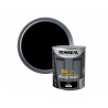 Ronseal 38786 10 Year Weatherproof Wood Paint Black Satin 750ml