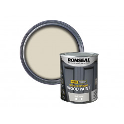 Ronseal 38791 10 Year Weatherproof Wood Paint Grey Stone Satin 750ml