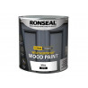 Ronseal 38795 10 Year Weatherproof Wood Paint White Satin 2.5 litre