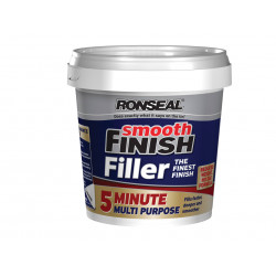 Ronseal 36564 Smooth Finish 5 Minute Multipurpose Filler Tub 600ml