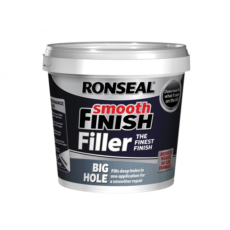 Ronseal 36558 Smooth Finish Big Hole Filler 1.2 litre Ronseal 36558 Smooth Finish Big Hole Filler 1.2 litre