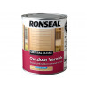 Ronseal 37365 Crystal Clear Outdoor Varnish Satin 750ml