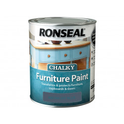 Ronseal 37488 Chalky Furniture Paint Midnight Blue 750ml