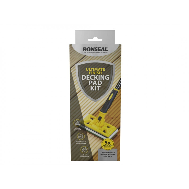 Ronseal 39128 Ultimate Finish Decking Pad Kit Ronseal 39128 Ultimate Finish Decking Pad Kit