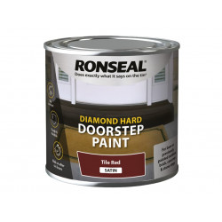 Ronseal 36658 Diamond Hard Doorstep Paint Red 250ml