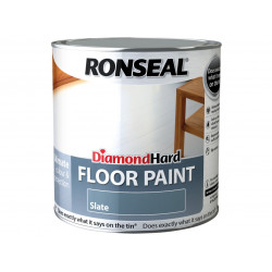 Ronseal 35756 Diamond Hard Floor Paint Satin Slate 2.5 litre
