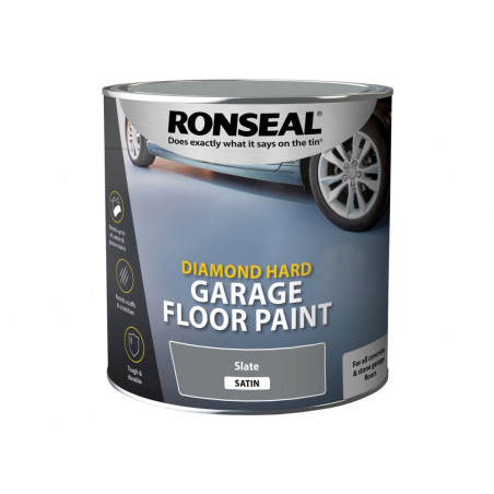 Ronseal 35761 Diamond Hard Garage Floor Paint Slate 2.5 litre