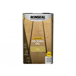 Ronseal 35190 Decking Oil Natural Clear 5 litre
