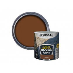 Ronseal 39145 Ultimate Protection Decking Paint Chestnut 2.5 litre