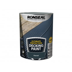 Ronseal 39144 Ultimate Protection Decking Paint Charcoal 5 litre