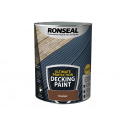 Ronseal 39146 Ultimate Protection Decking Paint Chestnut 5 litre