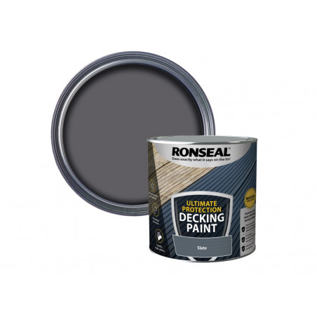 Ronseal 39159 Ultimate Protection Decking Paint Slate 2.5 litre