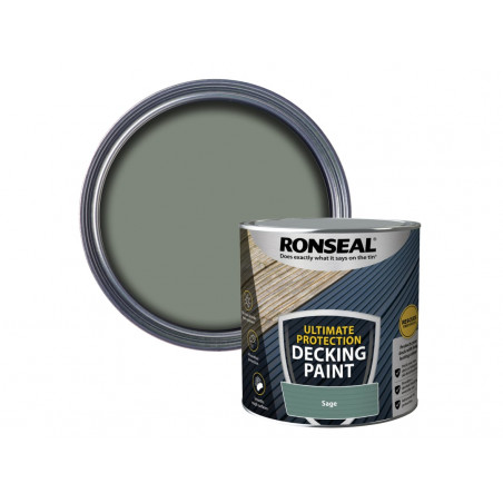 Ronseal 39162 Ultimate Protection Decking Paint Willow 2.5 litre