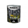 Ronseal 39195 Direct to Metal Paint Black Gloss 750ml