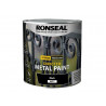 Ronseal 39214 Direct to Metal Paint Black Matt 2.5 litre