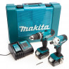 Makita DLX2336S LXT 18V Combi Drill & Impact Driver Twin Pack (2 × 3.0Ah Batteries)