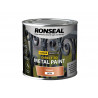 Ronseal 39406 Direct to Metal Paint Copper Satin 250ml