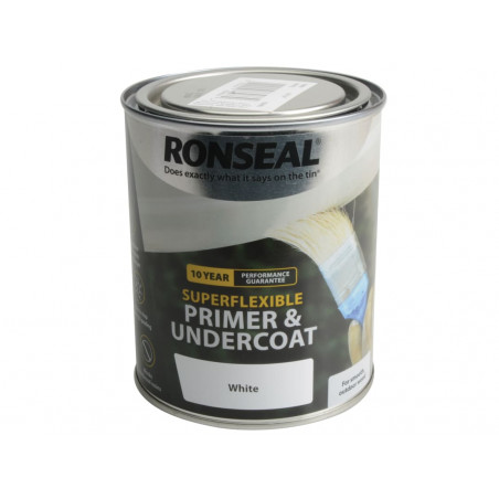 Ronseal 36466 Superflexible Primer & Undercoat White 750ml