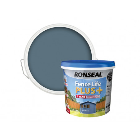 Ronseal 37628 Fence Life Plus+ Cornflower 5 litre
