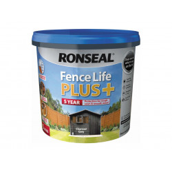 Ronseal 38394 Fence Life Plus+ Charcoal Grey 5 litre