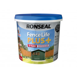Ronseal 37625 Fence Life Plus+ Forest Green 5 litre