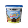 Ronseal 37623 Fence Life Plus+ Dark Oak 5 litre